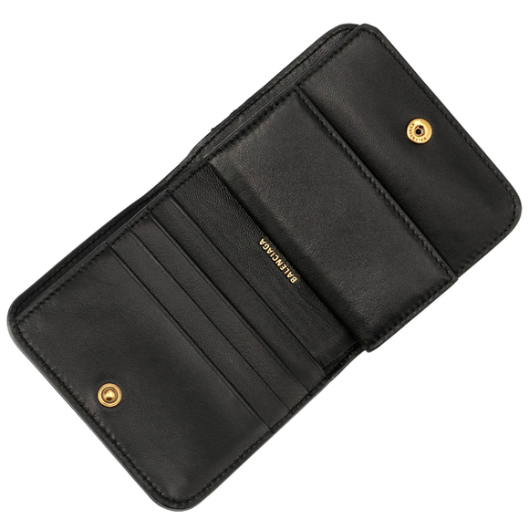 BALENCIAGA Wallet Bifold BB Monaco Flap Coin Wallet - Picture 5 of 8